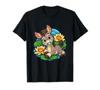 Burro se asoma con una Sonrisa traviesa Camiseta