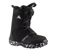 Burton - Botas de snowboard niños - Grom Boa Black - Talla 28 - Negro Negro 28