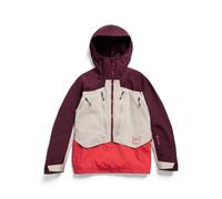 Burton Cyclic Gore-tex 2l Rum Uaisin Chinchilla Gray Hot Tamale Mujer - Mujer - Rojo - Chaqueta de esquí