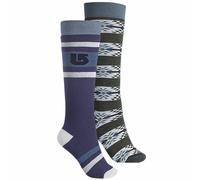 Burton Fin de Semana Midweight 2 Pack Damen-Skisocken Calcetines Doble Snowboard