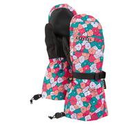 Burton Gore-tex - Manoplas de esquí y nieve para niños, diseño floral, color rosa