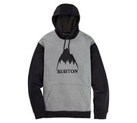 Burton Oak Sudadera, Hombre, Gray Heather/True Black, XL