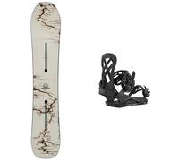 Burton - Packs (snowboard + fijaciones) - Pack Cartographer 2027 de Madera - Blanco Blanco 154 cm.154W cm.159 cm.159W cm.162 cm
