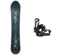 Burton - Packs (snowboard + fijaciones) - Pack Counterbalance Deco 2026 - Verde Verde 158 cm.158W cm