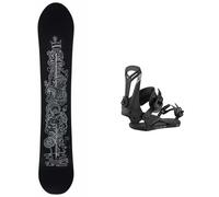 Burton - Packs (snowboard + fijaciones) - Pack Counterbalance Hallucinate 2026 - Negro Negro 154 cm.162 cm