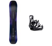 Burton - Packs (snowboard + fijaciones) - Pack Custom Faded 2027 de Madera - Púrpura Púrpura 154W cm.156 cm.158 cm.158W cm.162 cm.166W cm.170W cm