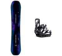 Burton - Packs (snowboard + fijaciones) - Pack Custom Flying V Faded 2027 de Madera - Púrpura Púrpura 154 cm.154W cm.158 cm.162 cm.162W cm