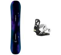 Burton - Packs (snowboard + fijaciones) - Pack Custom Smalls 2027 de Lana - Púrpura Púrpura 145 cm.125 cm.135 cm.140 cm