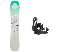 Burton - Packs (snowboard + fijaciones) - Pack Feelgood FV First Tracks 2026 para Mujer - Azul Azul 146 cm.149 cm.152 cm