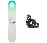 Burton - Packs (snowboard + fijaciones) - Pack Feelgood Smalls 2026 de Lana - Azul Azul 140 cm
