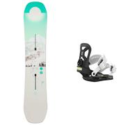 Burton - Packs (snowboard + fijaciones) - Pack Feelgood Smalls 2027 de Lana - Azul Azul 140 cm
