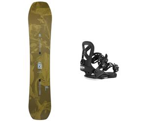 Burton - Packs (snowboard + fijaciones) - Pack Ft Hometown Hero Smalls 2026 - Verde Verde 130 cm.140 cm