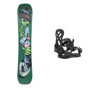 Burton - Packs (snowboard + fijaciones) - Pack Good Company 2027 de Madera - Verde Verde 145 cm.148 cm.152 cm.155 cm.159 cm