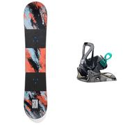 Burton - Packs (snowboard + fijaciones) - Pack Grom Camber 2026 - Rojo Rojo 130 cm