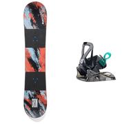 Burton - Packs (snowboard + fijaciones) - Pack Grom Camber 2027 de Madera - Rosa Rosa 110 cm.120 cm.130 cm