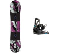 Burton - Packs (snowboard + fijaciones) - Pack Grom de Madera - Púrpura Púrpura 110 cm.120 cm.130 cm