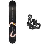 Burton - Packs (snowboard + fijaciones) - Pack Process Bad Dog 2027 de Lana - Negro Negro 149 cm.155W cm.159 cm.162 cm.162W cm