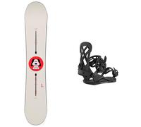 Burton - Packs (snowboard + fijaciones) - Pack Process Flying V Good Dog 2027 de Madera - Rojo Rojo 155W cm.157 cm.157W cm.159 cm.162 cm.162W cm.152 cm.155 cm