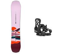Burton - Packs (snowboard + fijaciones) - Pack Spellbinder Horizon 2027 de Lana - Rosa Rosa 139 cm.150 cm.153 cm
