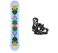Burton - Packs (snowboard + fijaciones) - Pack Yeasayer Flora 2027 de Lana - Azul Azul 140 cm.144 cm.148 cm.152 cm