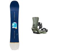 Burton - Packs (snowboard + fijaciones) - Pack Yeasayer FV 2026 para Mujer - Azul Azul 148 cm.152 cm