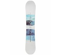 Burton Cultivator Flat Top Watercolor - Tabla de snowboard para hombre, talla 135, color blanco
