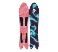 Burton - Tabla de snowboard 3D Family Tree Channel Surfer Flat Top Spl para hombre, talla 150, color rojo