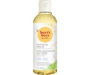 Burt's Bees Aceite de bebé, hidratante nutritivo para bebés con aceite de albaricoque, probado por pediatras, 5 onzas líquidas