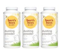 Burt's Bees Baby Dusting Powder, Talc Free and Hipoalergénico for Safe and Gentle Comfort, 100% Natural Origin, Pediatrician Tested, 200 g (3 unidades)