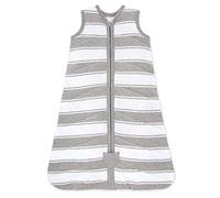 Burt's Bees Baby Manta orgánica unisex para recién nacido, apicultor, Rugby gris acolchado, Small