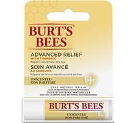 Burt's Bees Bálsamo calmante labial avanzado de origen 100% natural con cera de abeja y cúrcuma rica en antioxidantes, sin perfume: 1 tubo en blíster