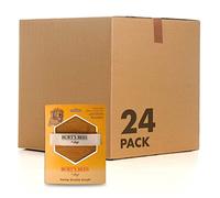 Burt's Bees - Cepillo de palma para perros con cerdas de cáñamo, el mejor cepillo ergonómico para perros grandes, mango de cepillo fácil de sostener que reduce el estrés en tu muñeca, ideal para el