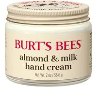 Burt's Bees Crema de manos de almendras y leche, para manos muy secas, hidratante de manos con aceite de almendras dulces y cera de abejas, 56.6 gramos