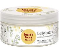 Burt's Bees Crema para estrías y para el vientre de embarazada, con manteca de karité nutritiva y vitamina E, 185 gramos