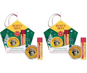 Burt's Bees Set con bálsamo labial y bálsamo para manos Cranberry Spritz en un paquete (Paquete de 2)