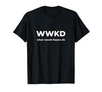 Burt's Shirts:WWKD Shirt¿Qué haría Keanu Camisa? Camiseta, Hombre, Negro, XL