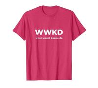 Burt's Shirts:WWKD Shirt¿Qué haría Keanu Camisa? Camiseta, Hombre, Rojo Jaspeado, XXL