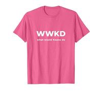 Burt's Shirts:WWKD Shirt¿Qué haría Keanu Camisa? Camiseta, Hombre, Rosa Jaspeado, XL