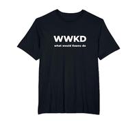 Burt's Shirts:WWKD Shirt¿Qué haría Keanu Camisa? Camiseta, Hombre Tallas Grandes, Negro, 3X Alto