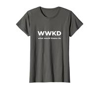 Burt's Shirts:WWKD Shirt¿Qué haría Keanu Camisa? Camiseta, Mujer, Asfalto, 3XL