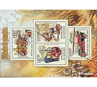Burundi 2421-2424 Sheetlet (Completa.edición.) Nuevo con Goma Original ** MNH 2012 vehículos de Bomberos (Sellos para los coleccionistas) Fuego/Policía