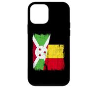 Burundi Bélgica Media Bandera Burundi Belga Jersey Carcasa para iPhone 12 mini
