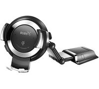 Bury powerkit qi universal active holder negro, plata - soporte (telé