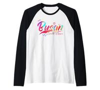Busan South Korea | Vacation Travel Camiseta Manga Raglan