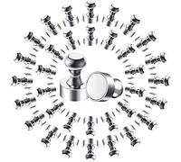 BUSATIA Imán 36 piezas, Imanes de Neodimio con Caja de Almacenamiento, N52 Potentes Imanes de 12x16mm para Pizarra Tablero Magnético Refrigerador Mini Imán Portátil