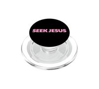 Busca a Jesús, Pero Primero Déjame Agradecer a Dios, Salva, Cristi PopSockets PopGrip para MagSafe