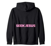 Busca a Jesús, Pero Primero Déjame Agradecer a Dios, Salva, Cristi Sudadera con Capucha