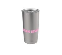 Busca a Jesús, Pero Primero Déjame Agradecer a Dios, Salva, Cristi Vaso térmico de acero inoxidable de doble pared