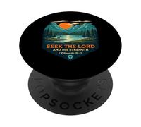 Busca al Señor y su Fuerza 1 Crónicas 16:11 Cristiano PopSockets PopGrip Adhesivo