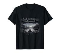 Busca el Bosque Encuéntrate a ti Mismo Cottagecore Nature Art Camiseta